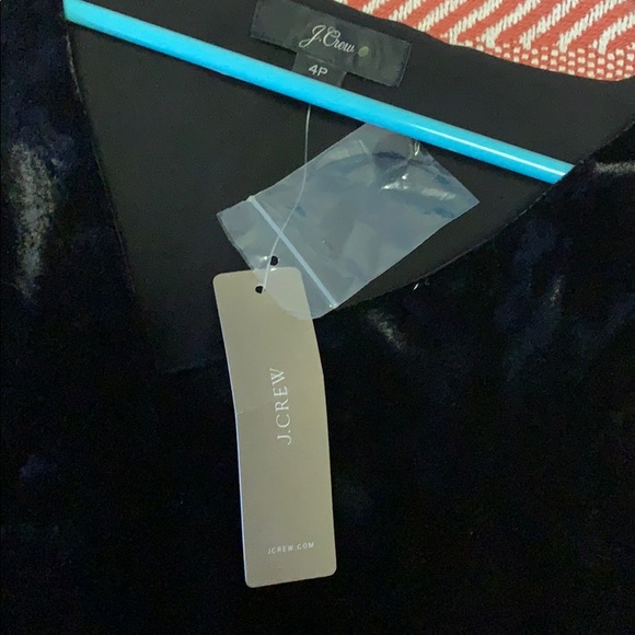 Jcrew velvet tie top - Picture 2 of 5